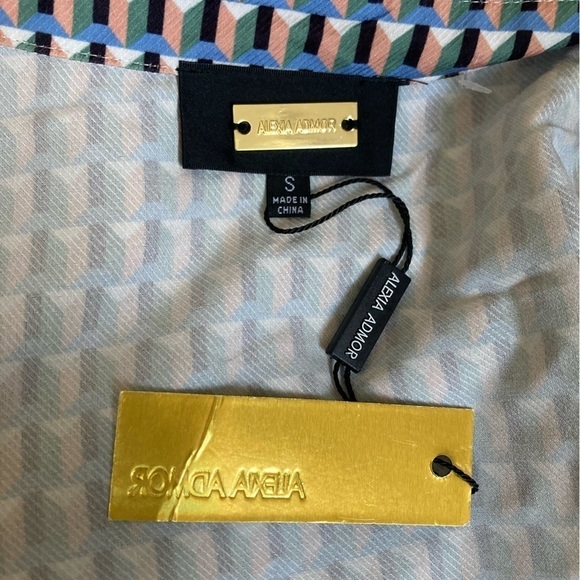 Alexia Admor Shirt Dress NWT Geometric Alexia Admor Shirt Dress Patterned Print - Picture 8 of 15